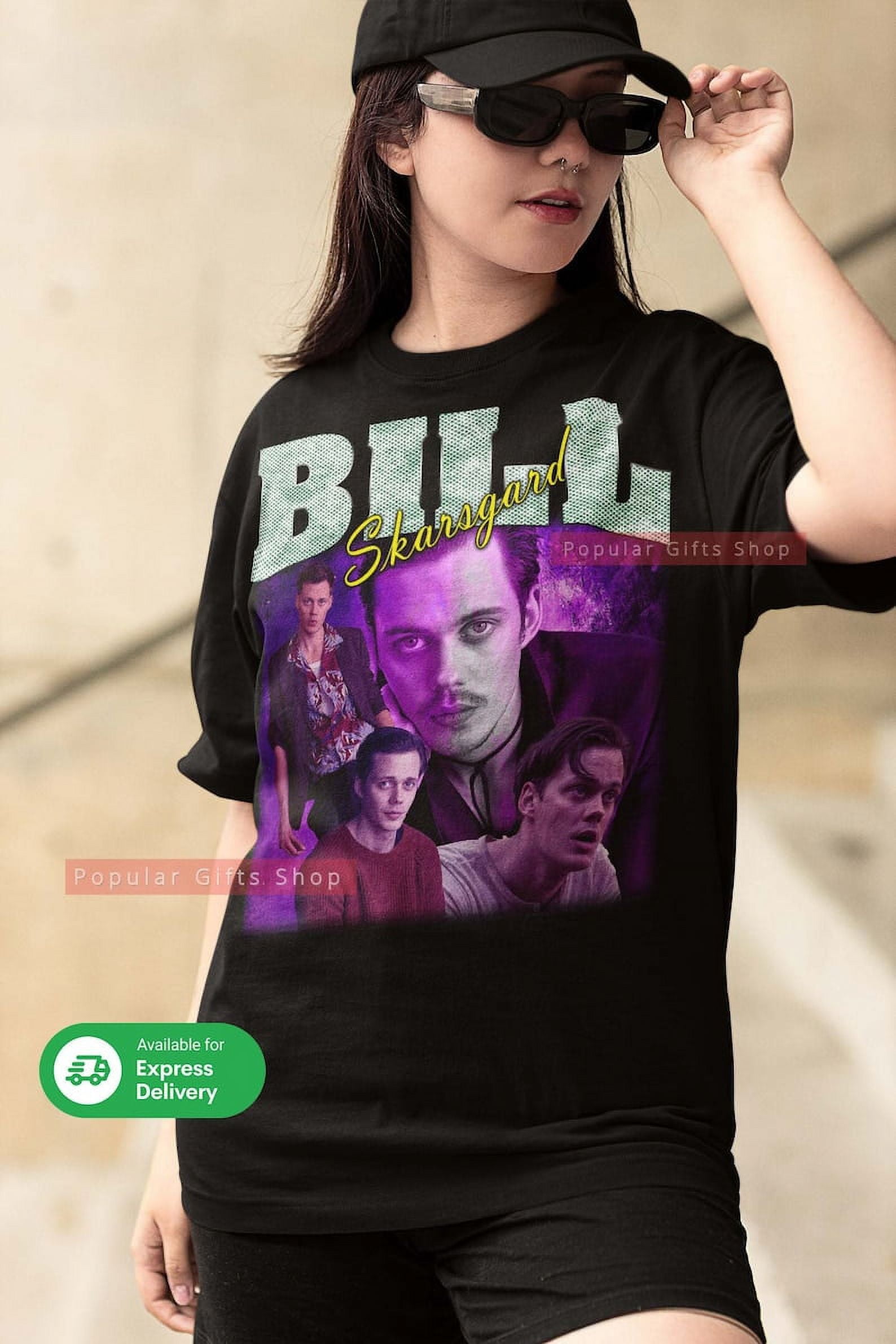 [BLACK] Bill Skarsgard Vintage Unisex Shirt, Vintage Bill Skarsgard