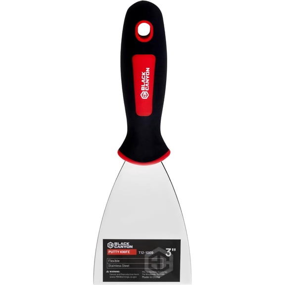 BLACK CANYON 3" Stainless Steel Flexible Putty Knife