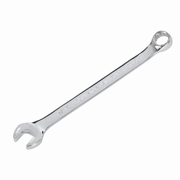 BLACK CANYON 7/16" Combination Wrench, 12-Point Box End & Hex Opening