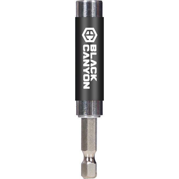 BLACK CANYON Magnetic Drive Guide with Retractable Sleeve, 1/4 Inch Hex Shank Magnetic Bit Holder for Drill and Impact Driver, Screw Guide Extension for Fastener Installation