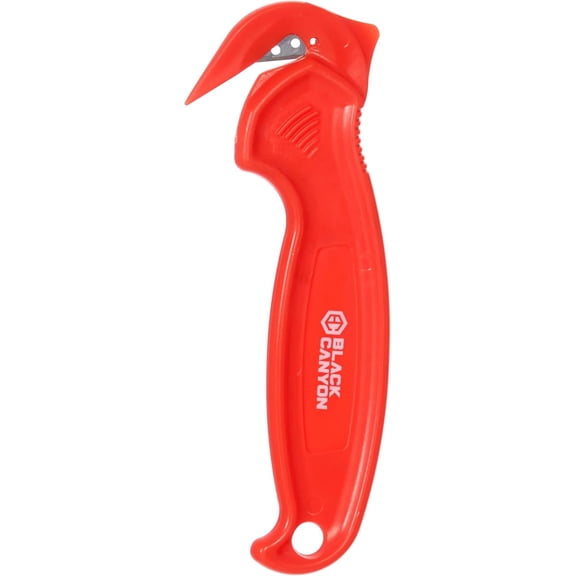 BLACK CANYON Safety Box Cutter,Concealed Stainless Steel Blade Package Opener, Anti-Cut Tape Splitter