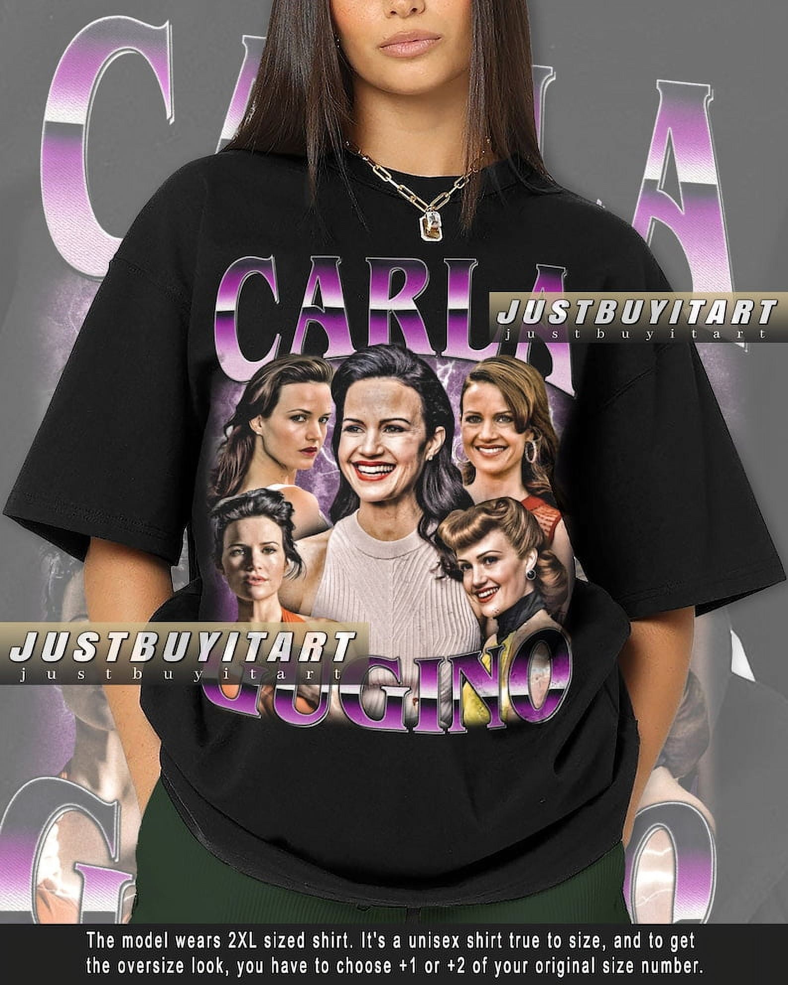 [BLACK] Carla Gugino Shirt Gift Movie Carla Gugino T Shirt Bootleg