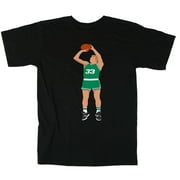 SHEDD SHIRTS BLACK Celtics Larry Bird Larry Legend Pic T-shirt ADULT