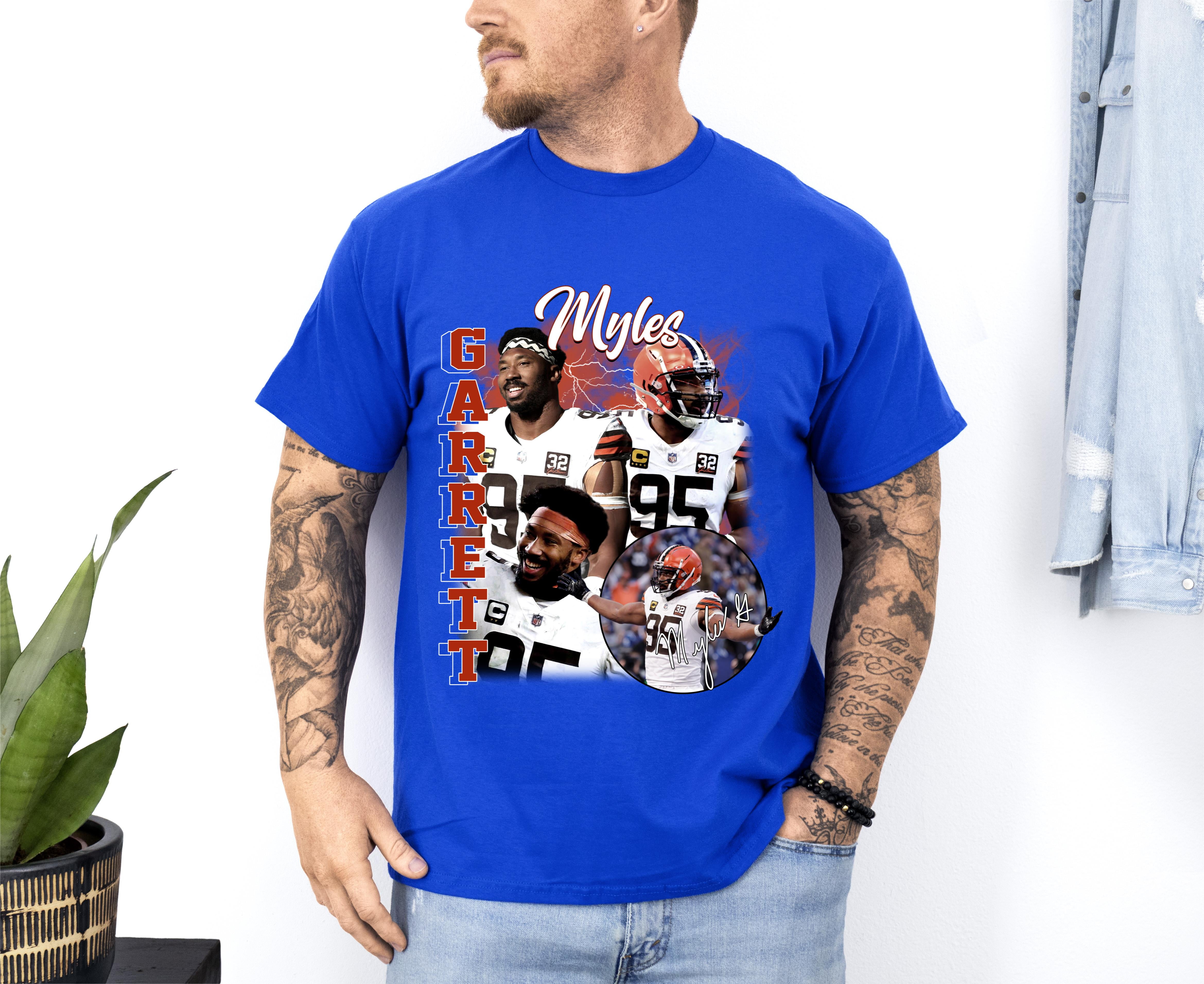 Image Myles Garrett image beautiful image beautiful image beautiful image beautiful - BLACK-Challenge Brand New, MYLES GARRETT, T-Shirt Beautiful, Size ...