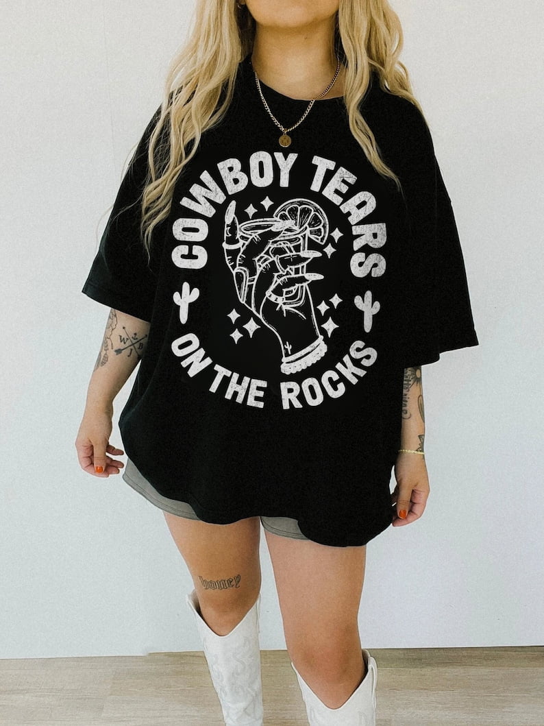 Cowboy Cut-Off Tee Black main image 1