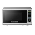 thumbnail image 1 of BLACK+DECKER 0.7 cu ft Countertop Microwave Oven in Black Stainless Steel, 1 of 5