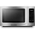 thumbnail image 1 of BLACK+DECKER 1.4 cu ft Countertop Microwave Ovens in Stainless Steel, 1 of 8