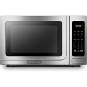 BLACK+DECKER 1.4 cu ft Countertop Microwave Ovens in Stainless Steel