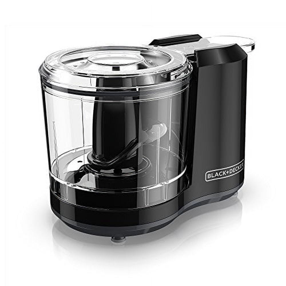 BLACK+DECKER 1.5Cup Electric Food Chopper, One Touch Pulse, 150W Motor