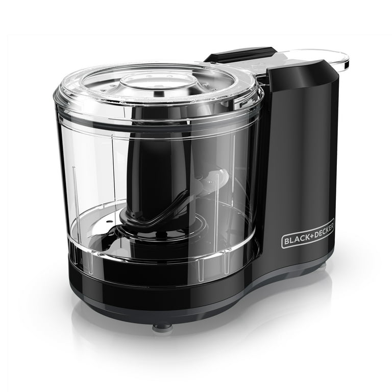 Black+Decker One-Touch Electric Food Chopper, Black