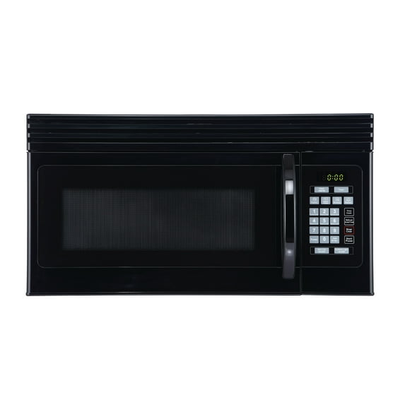 BLACK+DECKER 1.6 cu ft Over the Range Microwave, Black