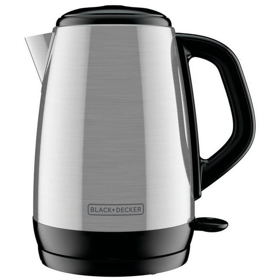 BLACK+DECKER 1.7 Liter Electric Cordless Kettle, Stainless Steel