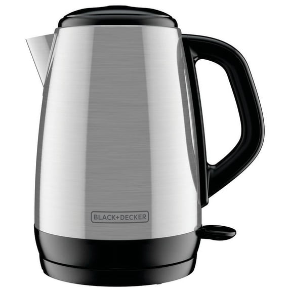 Open Box BLACK+DECKER 1.7 Liter Electric Cordless Kettle, Stainless Steel
