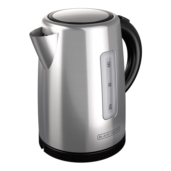BLACK+DECKER 1.7L Cordless Kettle, Stainless Steel, KE2000SD