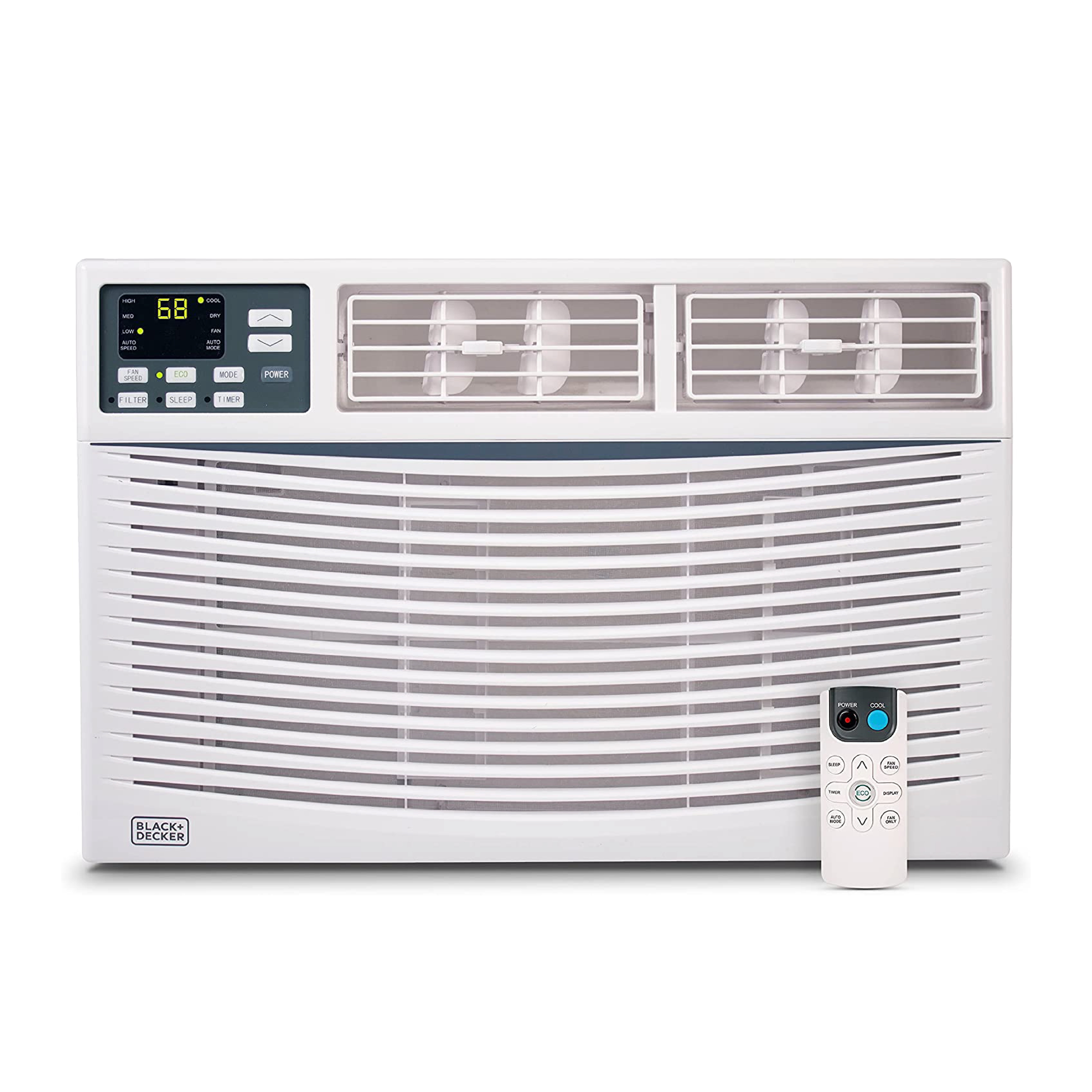  BLACK+DECKER 8,000 BTU Portable Air Conditioner up to 350 Sq.  with Remote Control, White : Home & Kitchen
