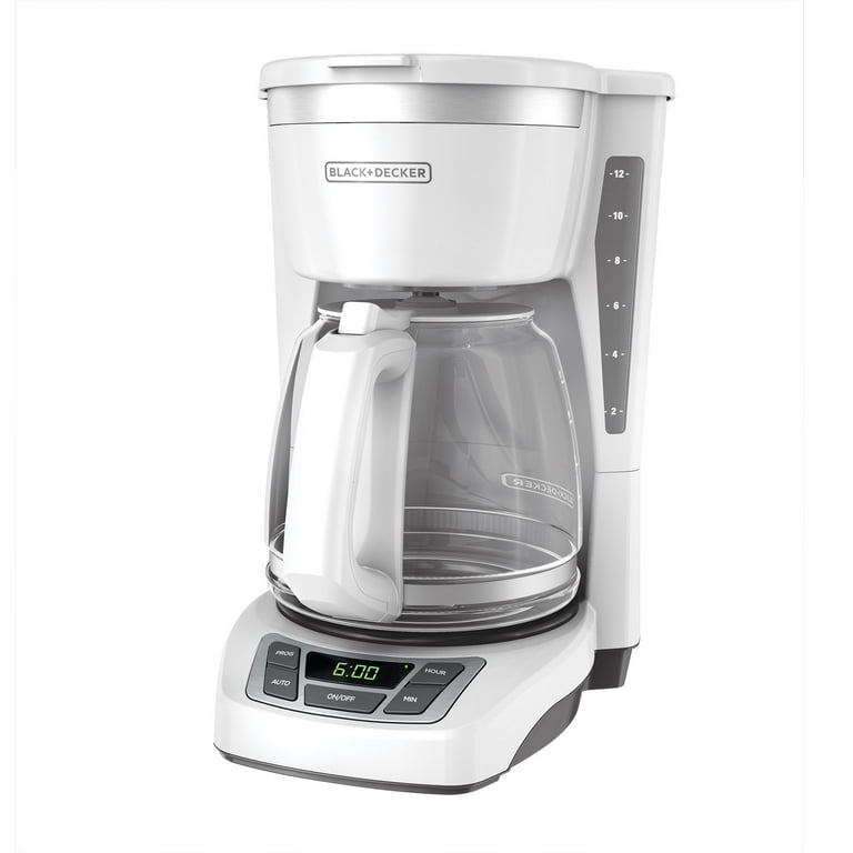 Black & Decker CG800 Spacemaker Traditional Mini Food Processor and Coffee  Grinder, White
