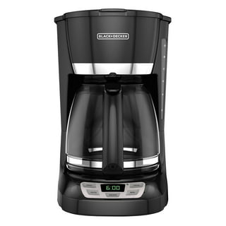 Black + Decker CM4200SC Programmable Coffee Maker with 12 Cup Capacity,  Stainless Steel 