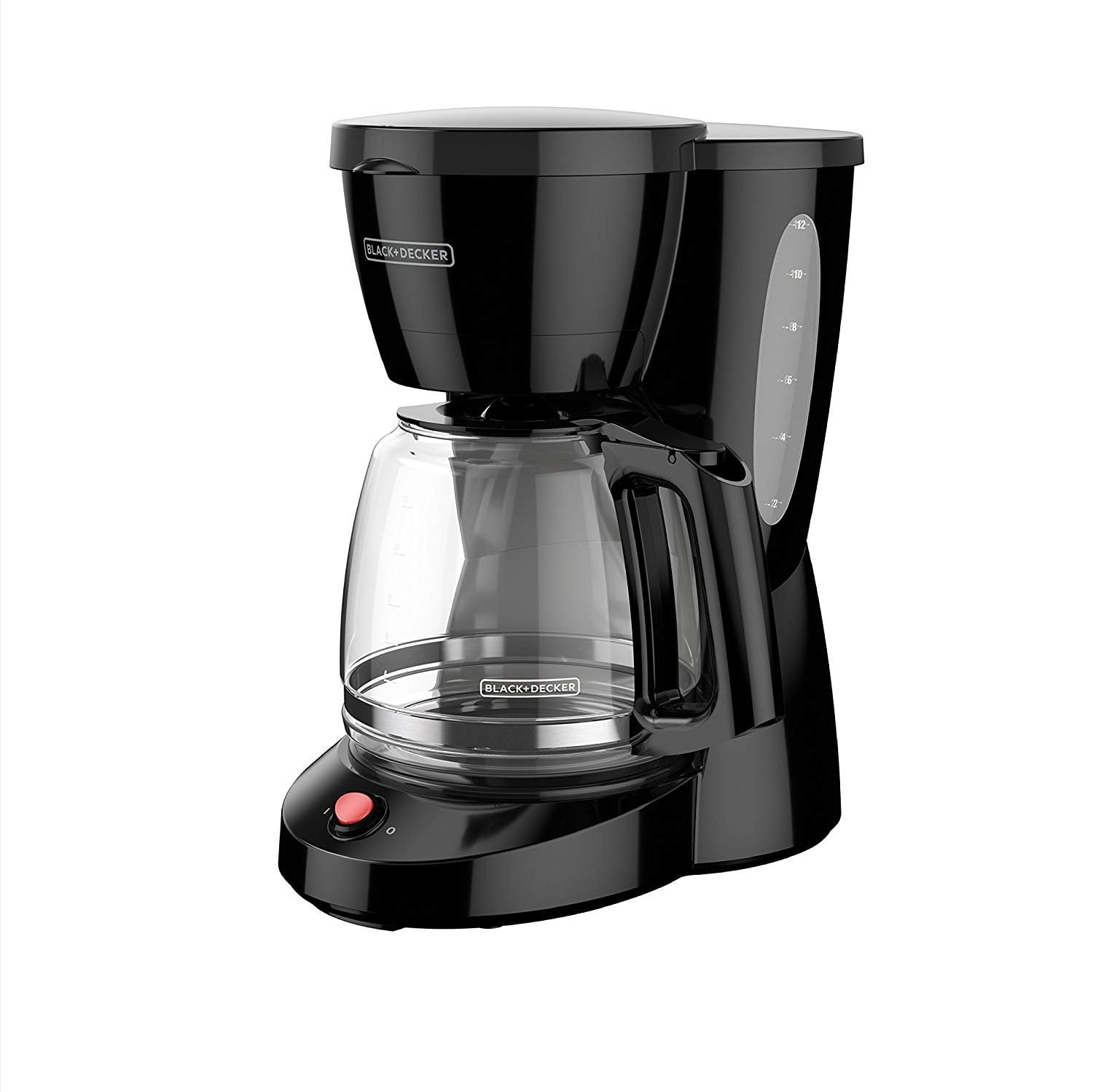 BLACK+DECKER CM0915BKD 12-Cup Coffee Maker with Easy On/Off Switch, Easy  Pour, Non-Drip Carafe with Removable Filter Basket, Black