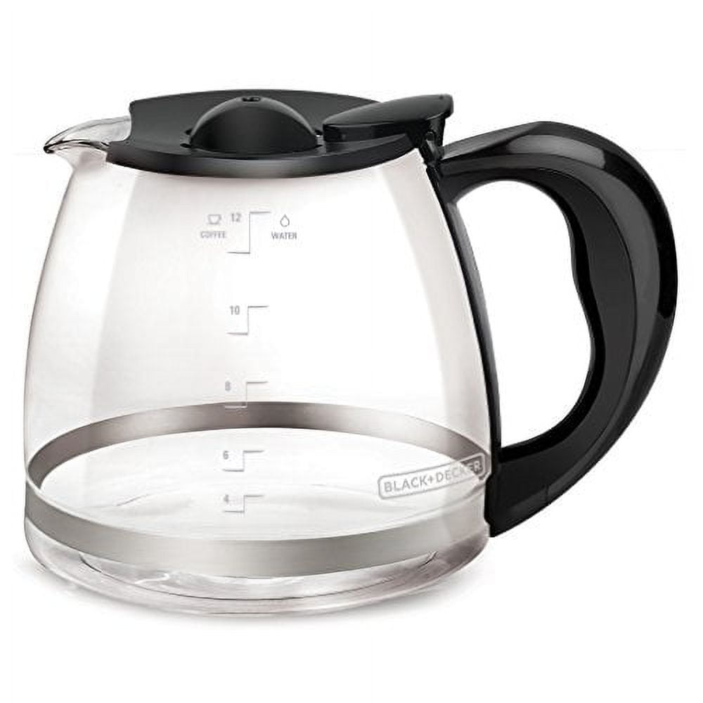 Black+Decker GC3000B 12-Cup Replacement Carafe, Silver - Coffee