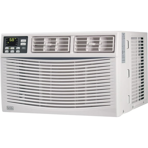 BLACK+DECKER BWAC14WTB 14,000 BTU Window Air Conditioner Unit, AC Cools Up to 750 Square Feet, Energy Efficient, White