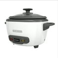 BLACK+DECKER 14Cup Cooked/7Cup Uncooked Rice Cooker and Food Steamer