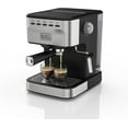 thumbnail image 1 of BLACK+DECKER 15-Bar Espresso and Cappuccino Maker, Stainless Steel, 1 of 5