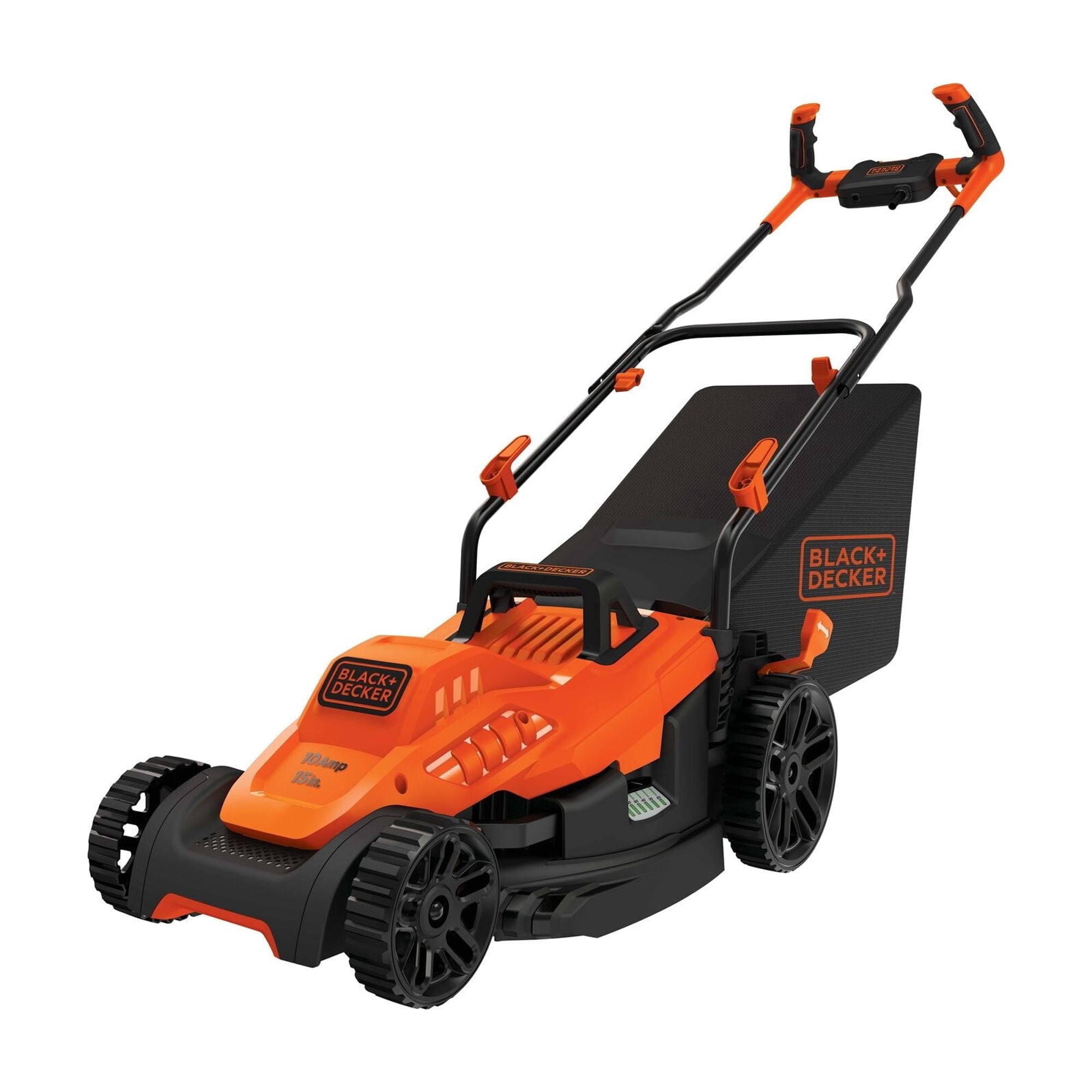 BLACK+DECKER 15 Inch Corded Electric Push Mower with Comfort Grip Handle
