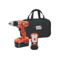 thumbnail image 1 of BLACK+DECKER 18-Volt Nicad Cordless Drill + Stud Finder & Bag, GCO18SFB, 1 of 4