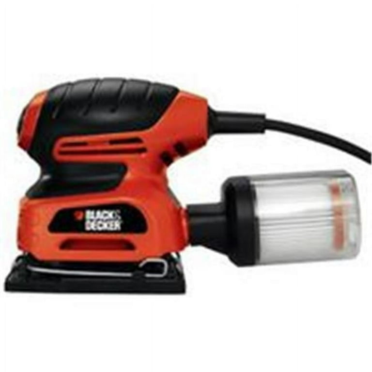 BLACK+DECKER 2-Amp 1/4-Inch Sheet Orbital Sander, BDEQS300 BLACK+DECKER 2-Amp 1/4-Inch Sheet Orbital Sander, BDEQS300