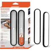 BLACK+DECKER 160LM LED Motion Sensor Light Bars for Indoor Rooms and Closets, Dimmable, 2-Pack
