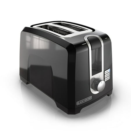 BLACK+DECKER 2-Slice Extra Wide Slot Toaster, Black, T2569B