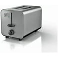 thumbnail image 1 of BLACK+DECKER 2-Slice Stainless Steel Toaster with 7 Toast Shades, Extra-Wide Self-Centering Slots, 1 of 5