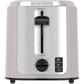 BLACK+DECKER 2-Slice Toaster, Extra-Wide Slots, 7 Shade Settings, Bagel & Frozen Functions, Removable Crumb Tray