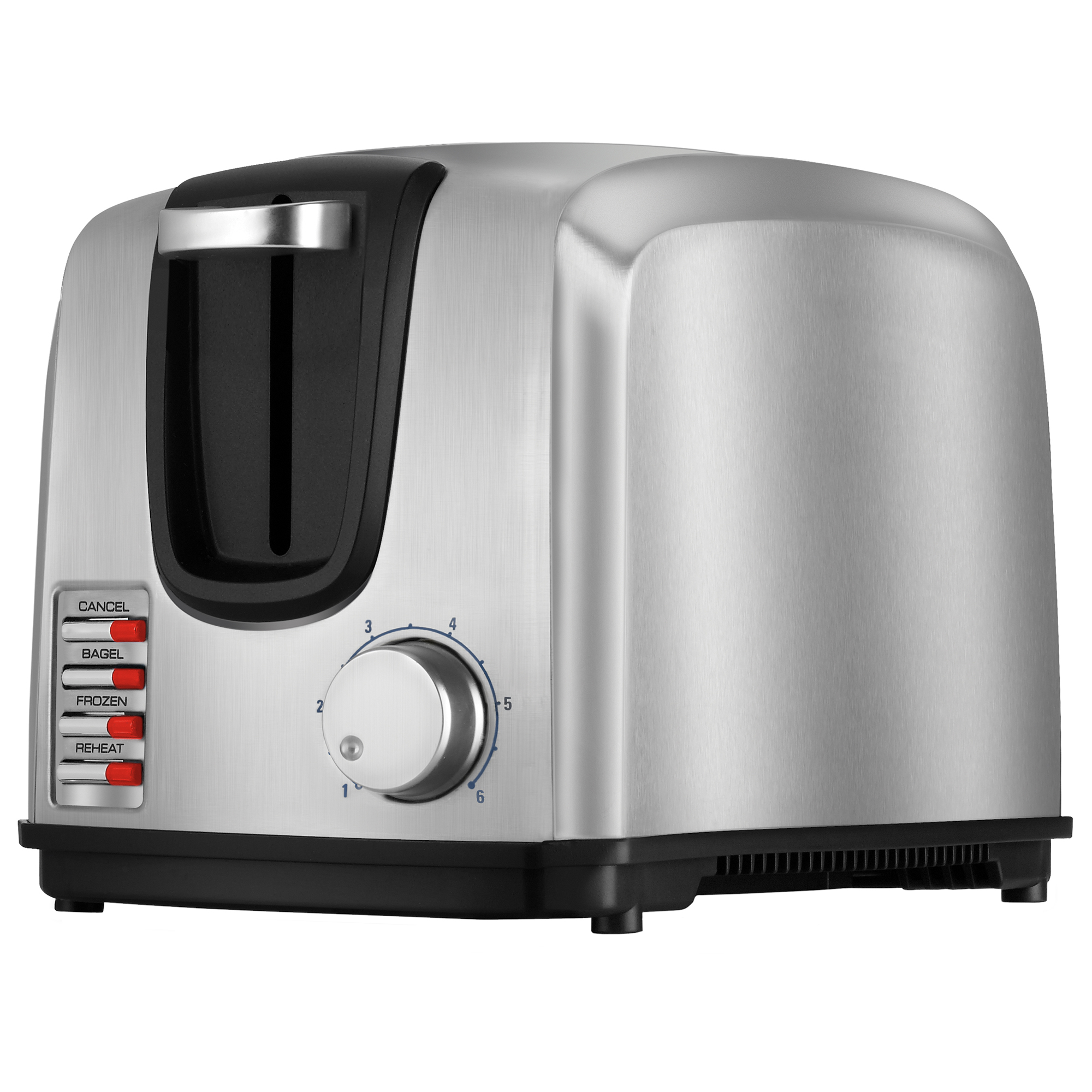 BLACK+DECKER 2-Slice Toaster with Extra-wide Slots, Stainless Steel, T2707S - image 1 of 12