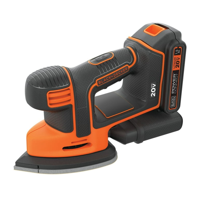BLACK+DECKER 20-Volt Max* Lithium-Ion Cordless Mouse Orbital Sander, BDCMS20C BLACK+DECKER 20-Volt Max* Lithium-Ion Cordless Mouse Orbital Sander, BDCMS20C