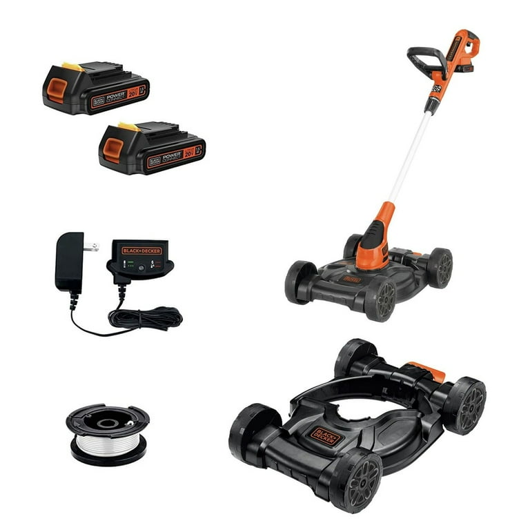 Black & decker cordless lawn mower hot sale