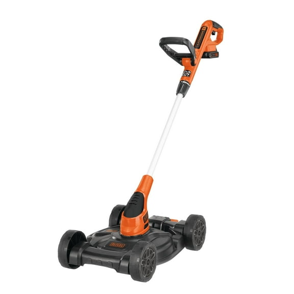 BLACK+DECKER 20V MAX* Lithium 12 inch 3-in-1 Compact Mower, MTC220