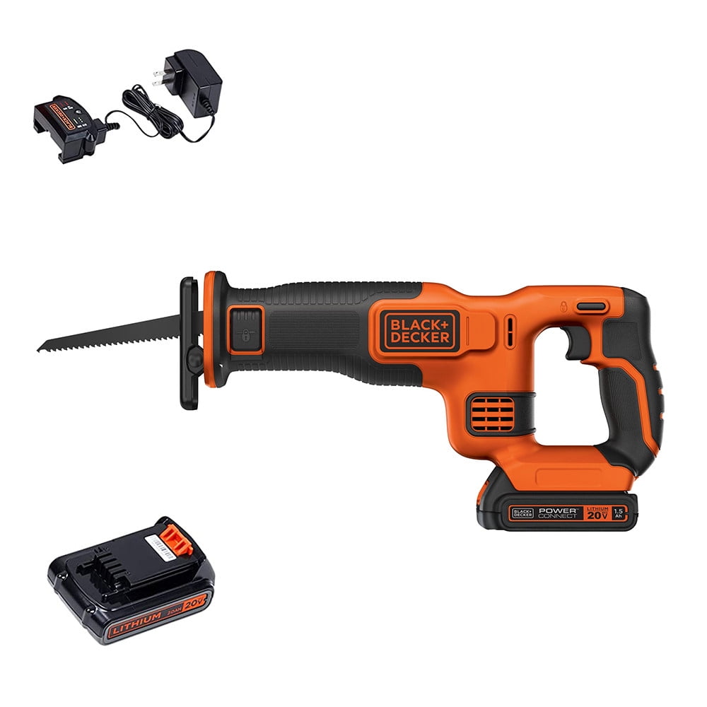 Worx WX550L 20V Power Share Axis Handheld Jigsaw Reciprocating Saw with Battery Charger Walmart