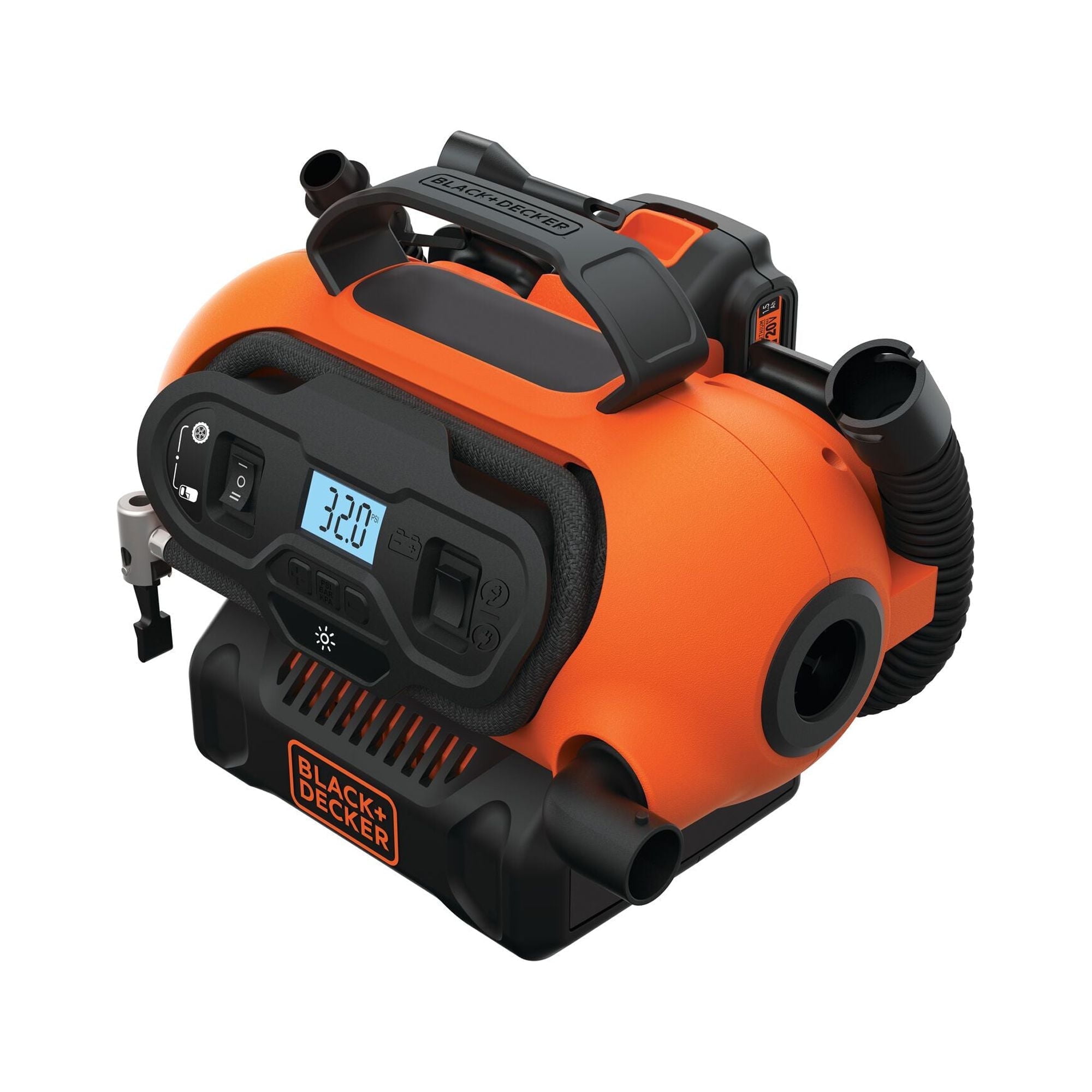 BLACK+DECKER 20V MAX BDINF20C Cordless and Corded Power, Tool Only Tire Inflator