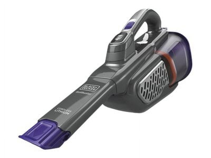 BLACK+DECKER 20V MAX* Dustbuster AdvancedClean+ Pet Hand Vacuum With Base Charger And Extra Filter, (HHVK515BPF07)