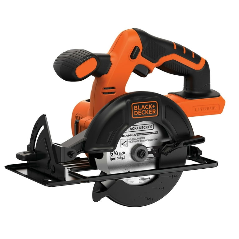 BLACK+DECKER 20V Max Lithium-Ion Cordless 5.5-Inch Circular Saw, Bare Tool (No Battery), BDCCS20B BLACK+DECKER 20V Max Lithium-Ion Cordless 5.5-Inch Circular Saw, Bare Tool (No Battery), BDCCS20B