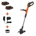 BLACK+DECKER 20V MAX* String Trimmer/Edger, 12Inch, (LSTE525
