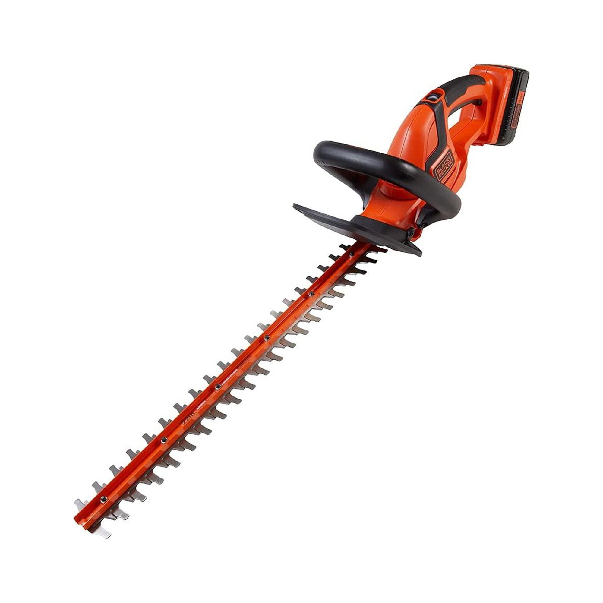 Black and decker battery operated hedge trimmer sale