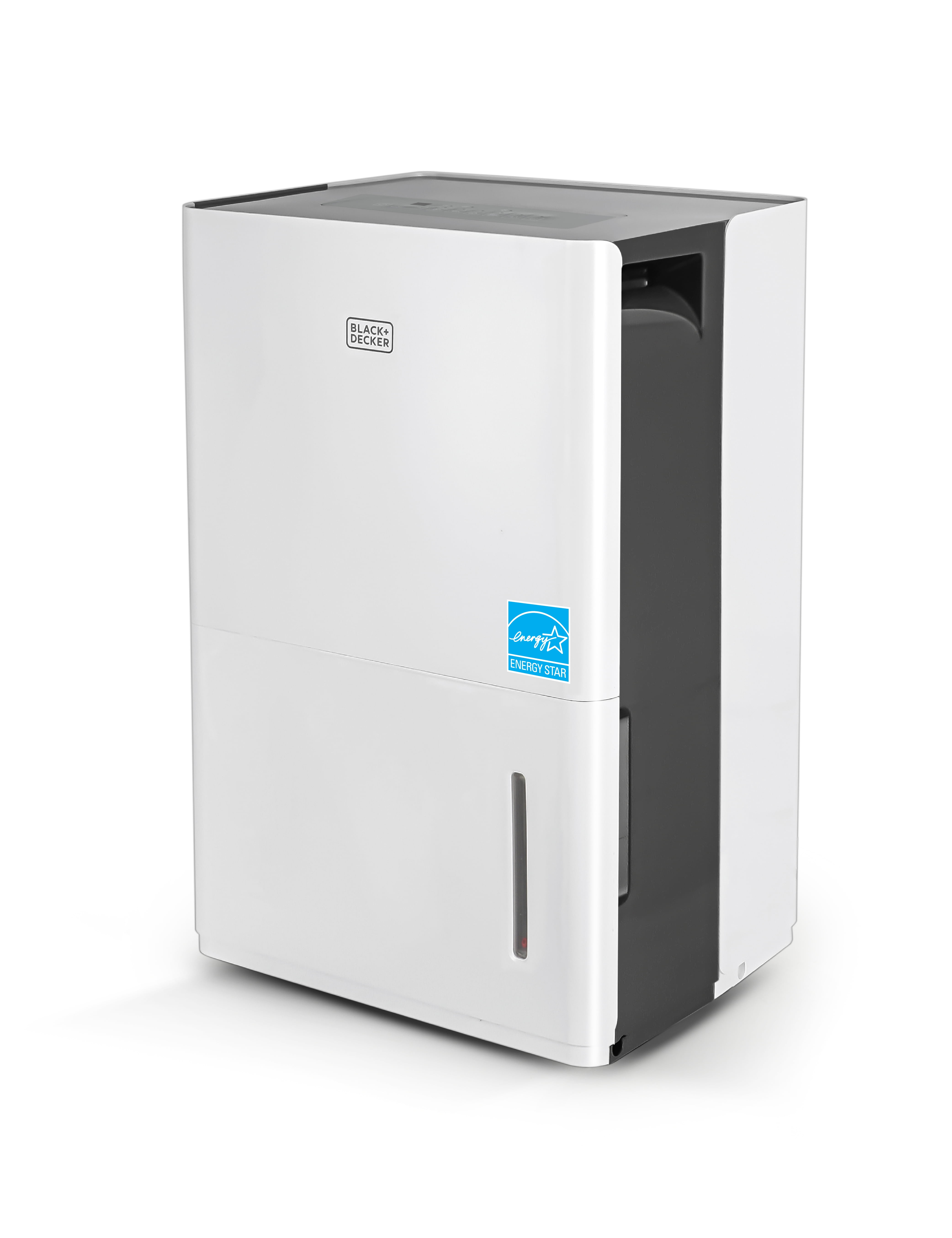 BLACK+DECKER 22-Pint White and Black Portable Dehumidifier with Humidistat