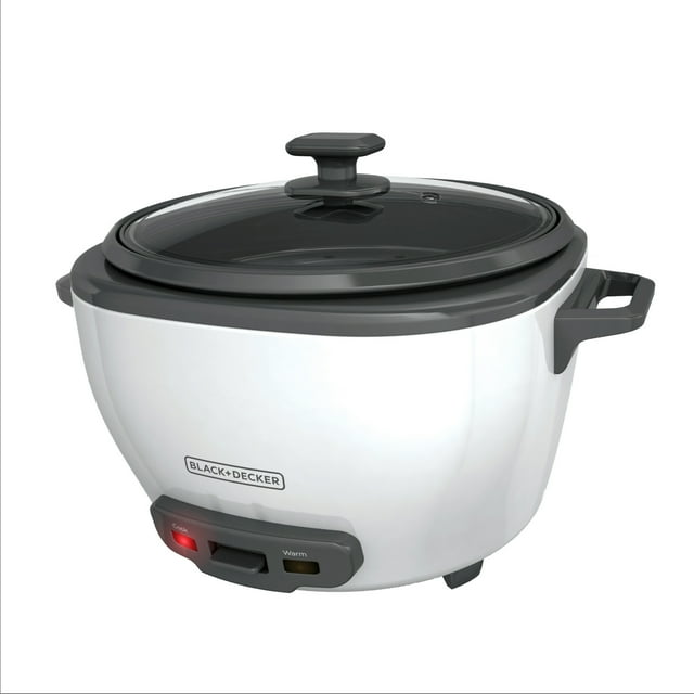 BLACK+DECKER 28Cup Cooked/14Cup Uncooked Rice Cooker and Food Steamer