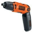 thumbnail image 1 of BLACK+DECKER Cordless Screwdriver with Pivoting Handle, USB Charger and 2 Hex Shank Bits (LI2000), 1 of 12