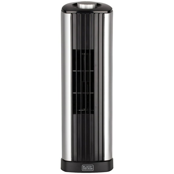 BLACK+DECKER 3-Speed 25-Watt 14-In. Mini Oscillating Tower Fan, BFT114