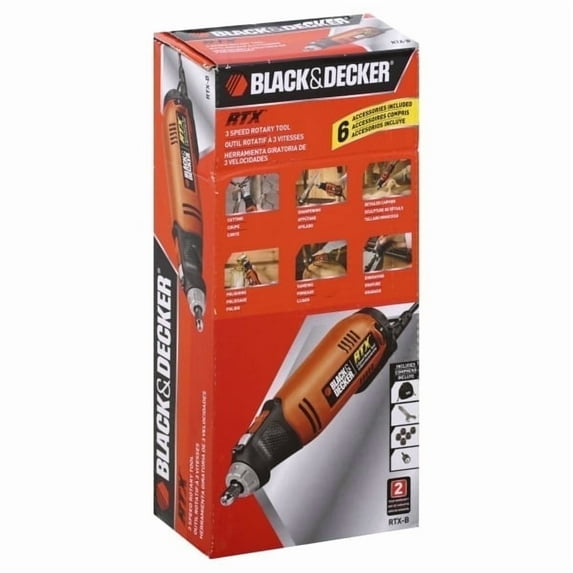 BLACK+DECKER 3 Speed RTX Rotary Tool, RTX-B - Walmart.com