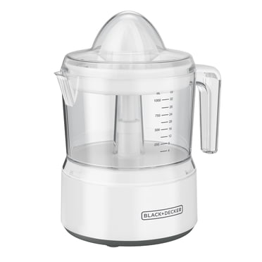 BLACK+DECKER Electric 32oz Citrus Juicer Machine, White, CJ625 ...