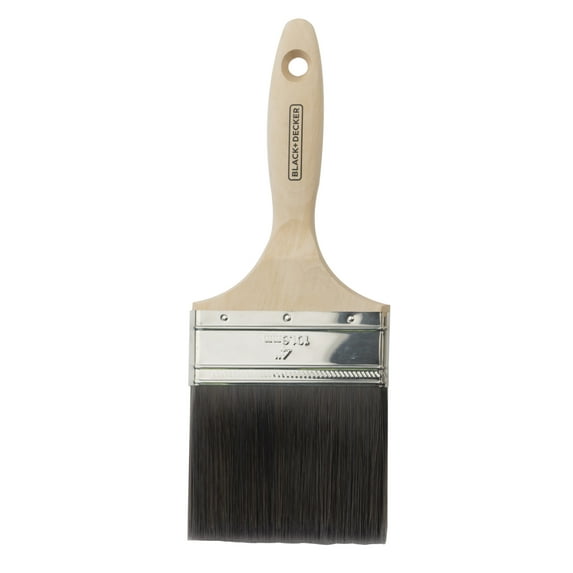 BLACK+DECKER 4" Classic Wood Flat Paint Brush